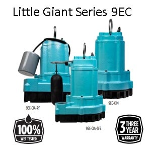 Little Giant Sump Pump Series Model 9EC